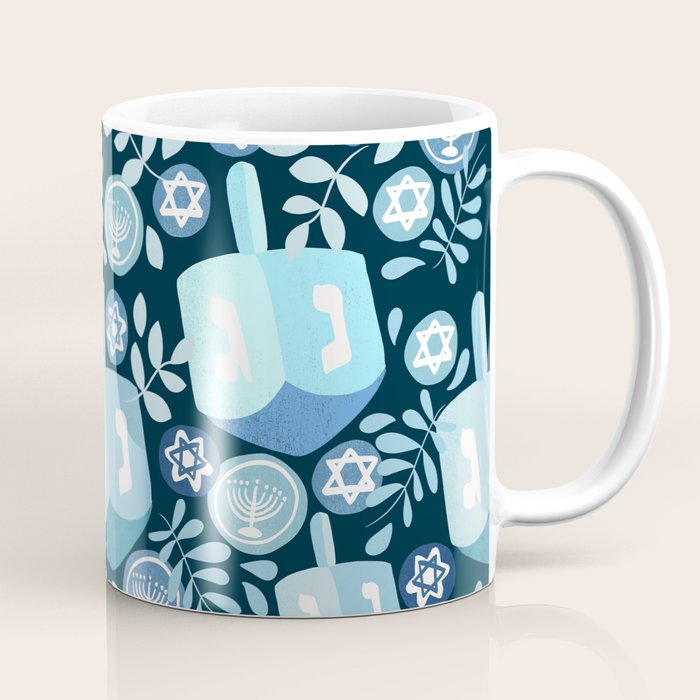 Night Dreidel Coffee Mug Gallery Image 1