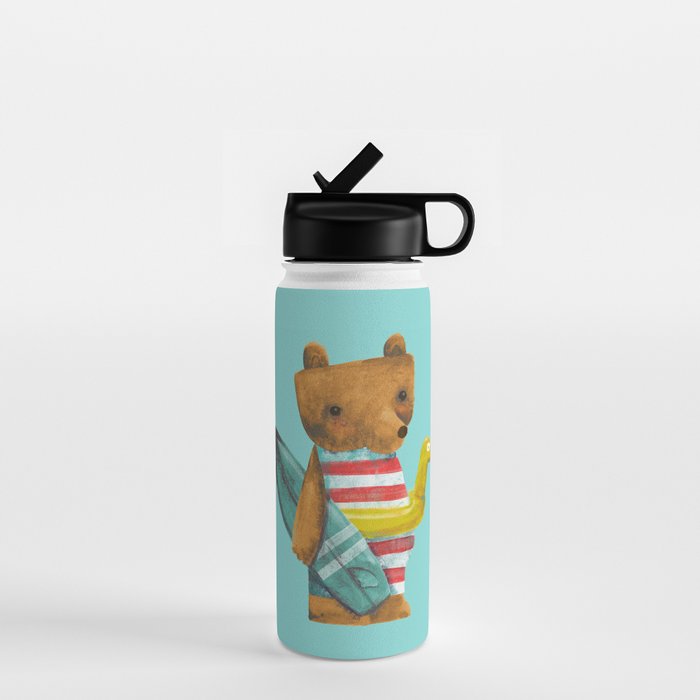 Summer Bear Water Bottle Gallery Image 1