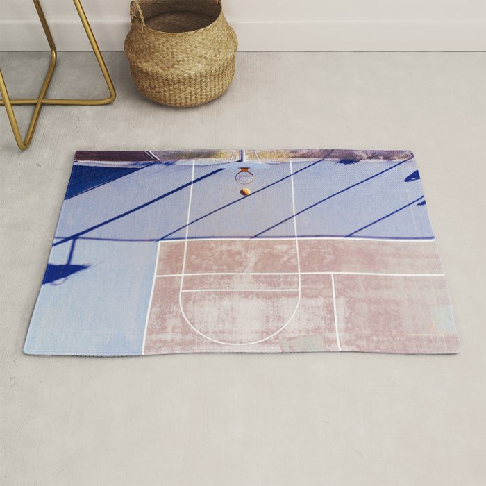 basketball court 3 Rug Gallery Image 1