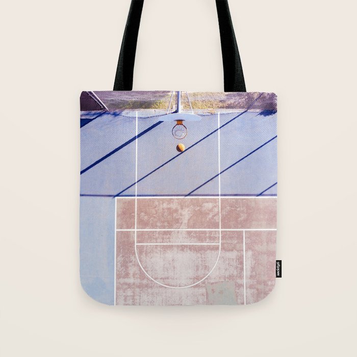 basketball court 3 Tote Bag Gallery Image 1