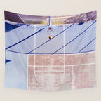 basketball court 3 Wall Tapestry Gallery Image 4