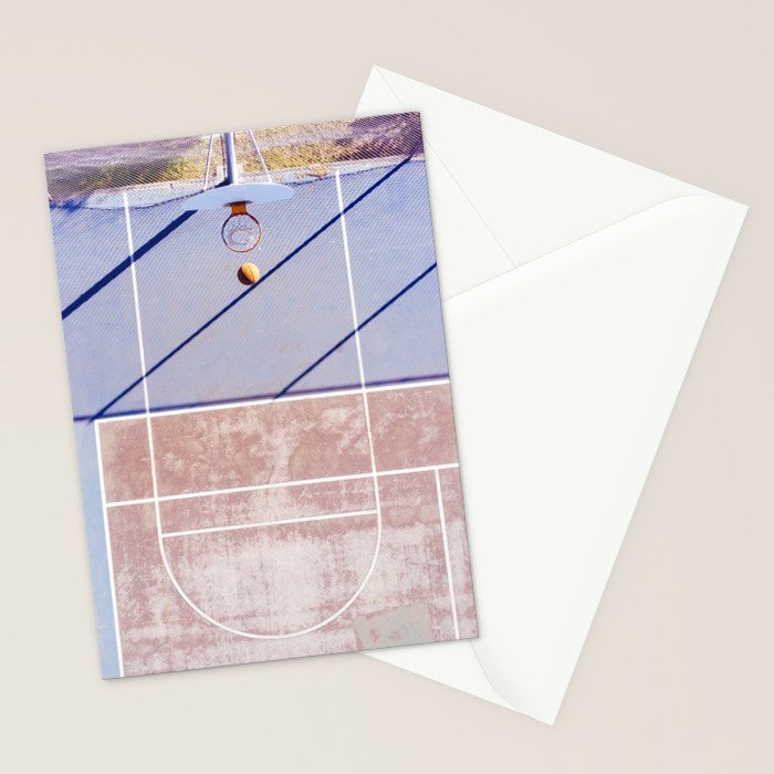 basketball court 3 Stationery Card Gallery Image 2