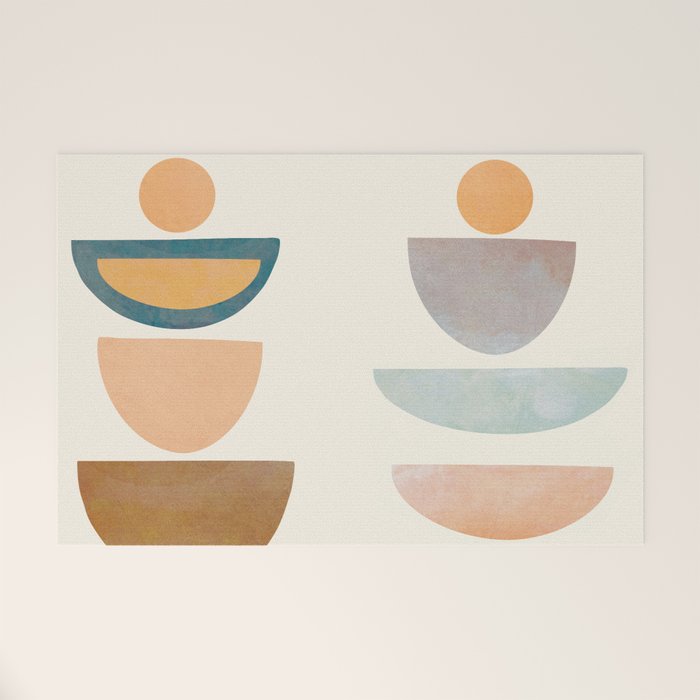 Modern Abstract Art 75 Welcome Mat Gallery Image 1