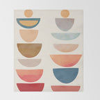 Modern Abstract Art 75 Throw Blanket Gallery Image 2
