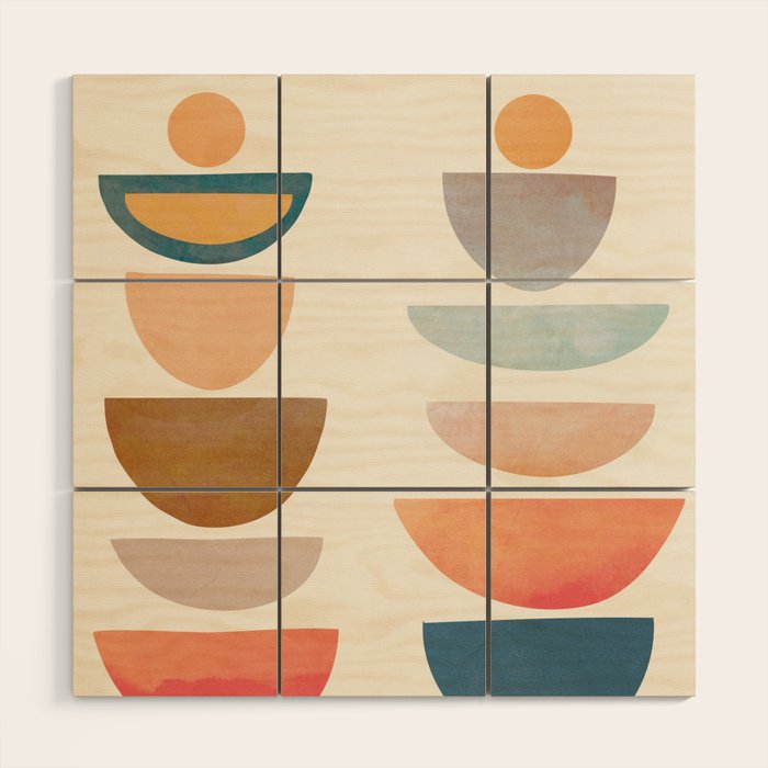 Modern Abstract Art 75 Wood Wall Art Gallery Image 1