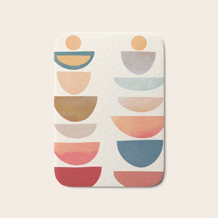 Modern Abstract Art 75 Bath Mat Gallery Image 1