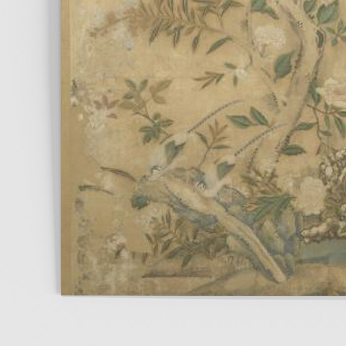 Antique 18th Century Chinoiserie Golden Garden Fresco 1740 Poster Gallery Image 3
