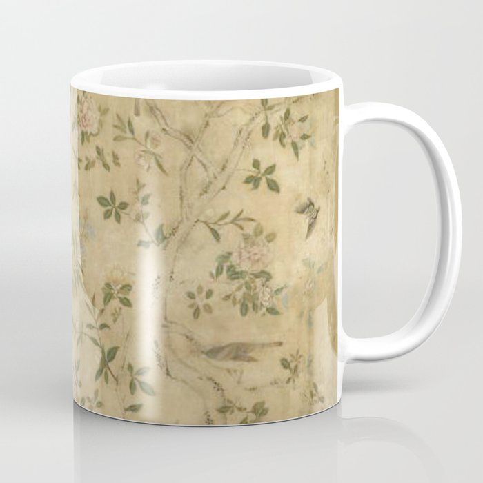Antique 18th Century Chinoiserie Golden Garden Fresco 1740 Coffee Mug Gallery Image 1