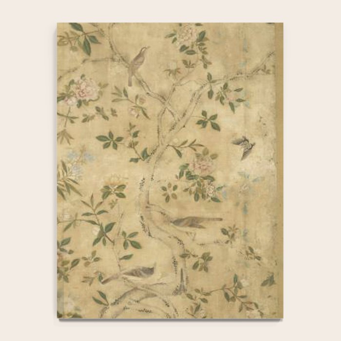 Antique 18th Century Chinoiserie Golden Garden Fresco 1740 Notebook Gallery Image 4