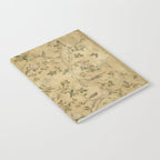 Antique 18th Century Chinoiserie Golden Garden Fresco 1740 Notebook Gallery Image 2