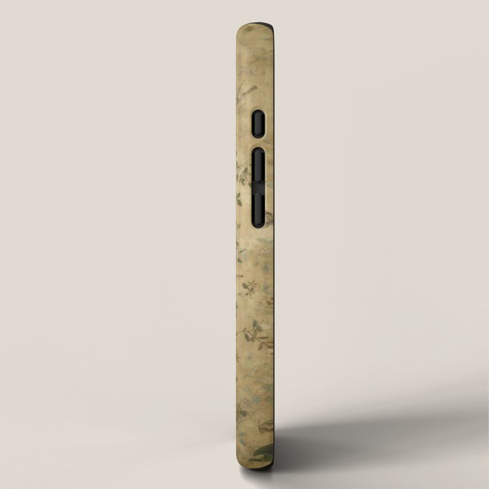 Antique 18th Century Chinoiserie Golden Garden Fresco 1740 iPhone Case Gallery Image 2