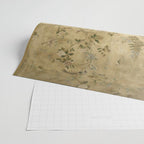 Antique 18th Century Chinoiserie Golden Garden Fresco 1740 Wrapping Paper Gallery Image 2