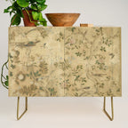 Antique 18th Century Chinoiserie Golden Garden Fresco 1740 Credenza Gallery Image 1