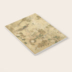 Antique 18th Century Chinoiserie Golden Garden Fresco 1740 Notebook Gallery Image 3