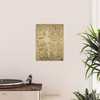 Antique 18th Century Chinoiserie Golden Garden Fresco 1740 Poster Gallery Image 2