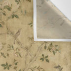 Antique 18th Century Chinoiserie Golden Garden Fresco 1740 Wall Tapestry Gallery Image 3