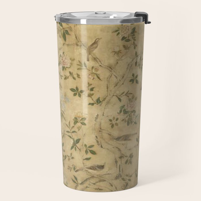 Antique 18th Century Chinoiserie Golden Garden Fresco 1740 Travel Mug Gallery Image 2