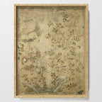 Antique 18th Century Chinoiserie Golden Garden Fresco 1740 Serving Tray Gallery Image 1