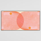 Abstraction_SUN_SUMMER_RED_HOT_SHINE_POP_ART_0322M Desk Mat Gallery Image 3