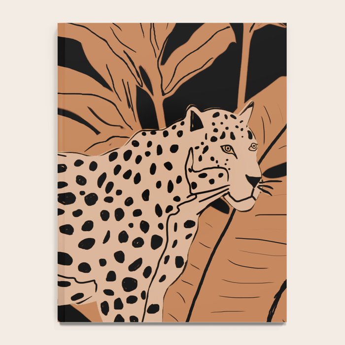 Minimal Jungle Abstract Art 1 Notebook Gallery Image 4