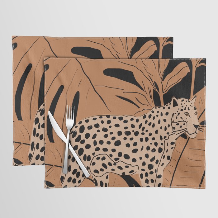 Minimal Jungle Abstract Art 1 Placemat Gallery Image 1