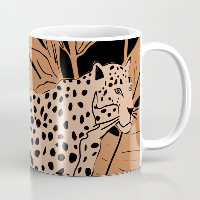 Minimal Jungle Abstract Art 1 Coffee Mug Gallery Image 1