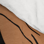 Minimal Jungle Abstract Art 1 Comforter Gallery Image 4