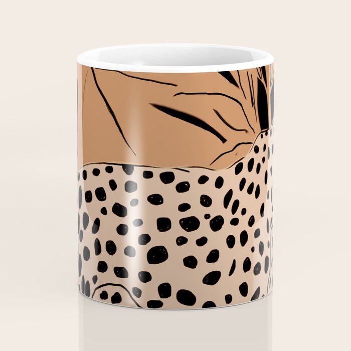 Minimal Jungle Abstract Art 1 Coffee Mug Gallery Image 4
