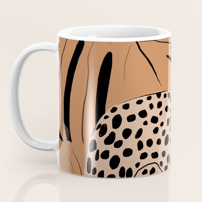 Minimal Jungle Abstract Art 1 Coffee Mug Gallery Image 3