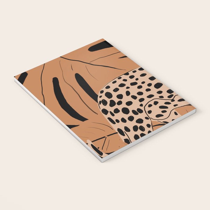Minimal Jungle Abstract Art 1 Notebook Gallery Image 3
