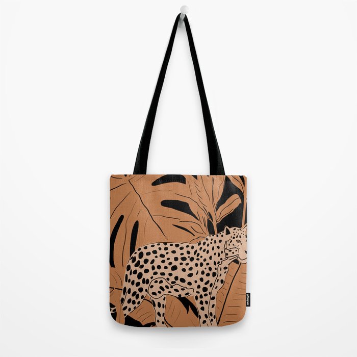 Minimal Jungle Abstract Art 1 Tote Bag Gallery Image 2