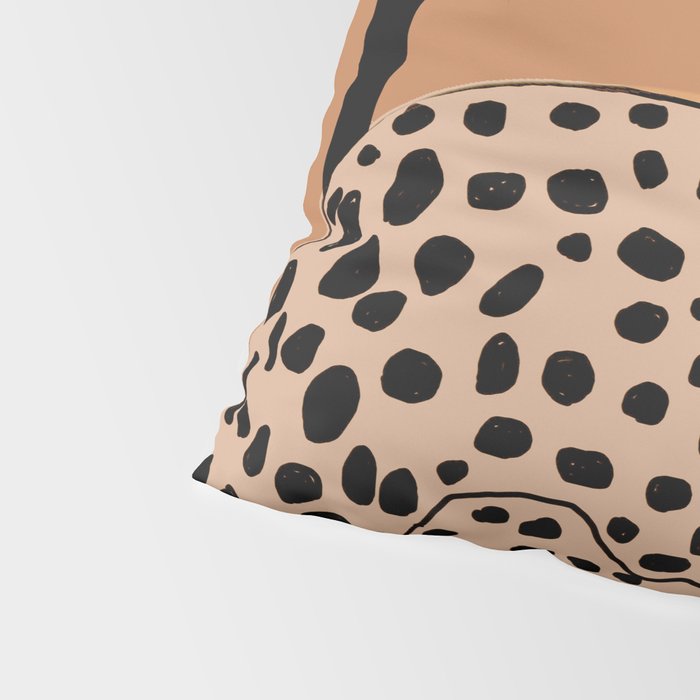 Minimal Jungle Abstract Art 1 Pillow Sham Gallery Image 4