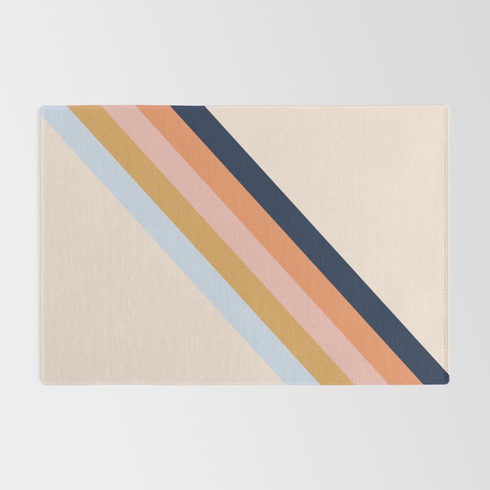 Retro stripes Rug Gallery Image 2