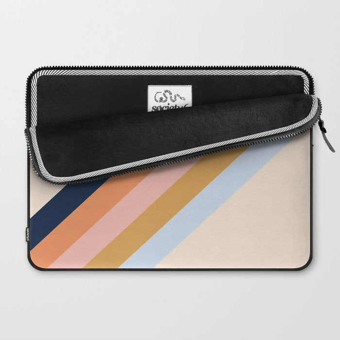 Retro stripes Laptop Sleeve Gallery Image 2