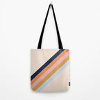 Retro stripes Tote Bag Gallery Image 2