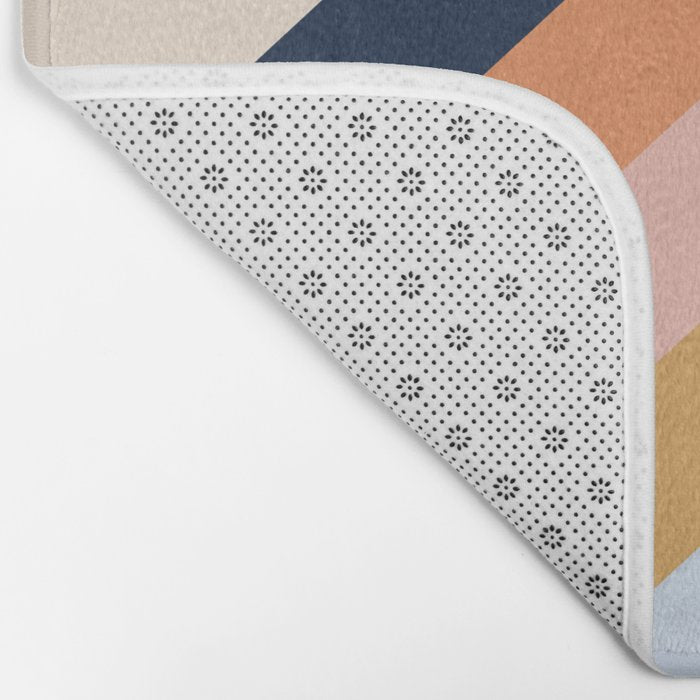 Retro stripes Bath Mat Gallery Image 2