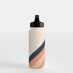 Retro stripes Water Bottle Gallery Image 3
