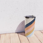 Retro stripes Travel Mug Gallery Image 4