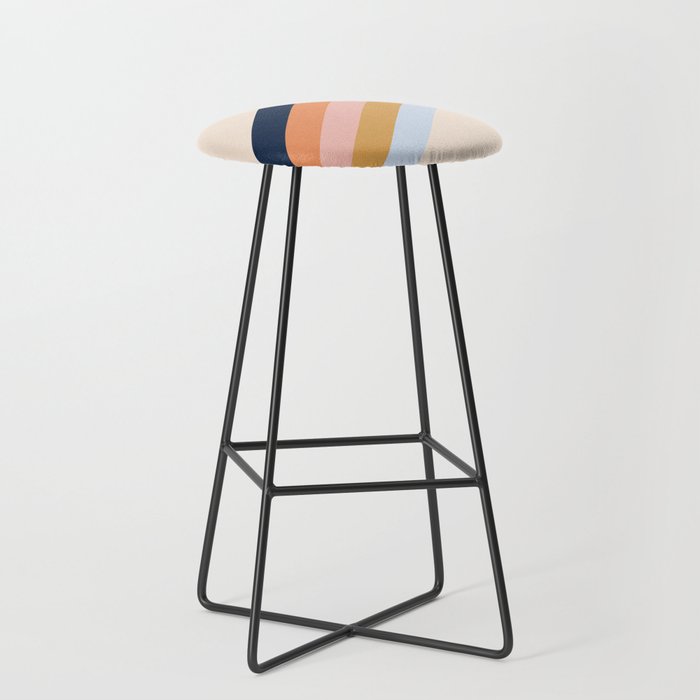 Retro stripes Stool Gallery Image 1