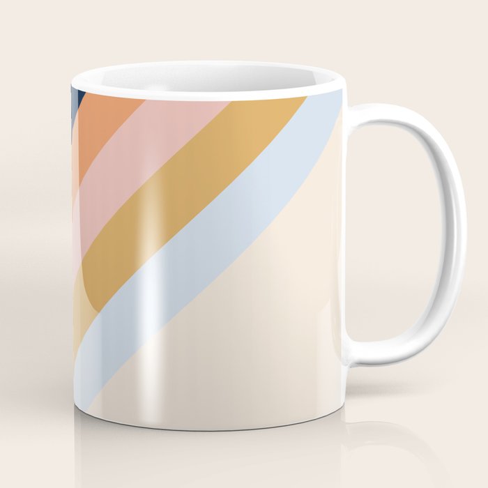 Retro stripes Coffee Mug Gallery Image 1