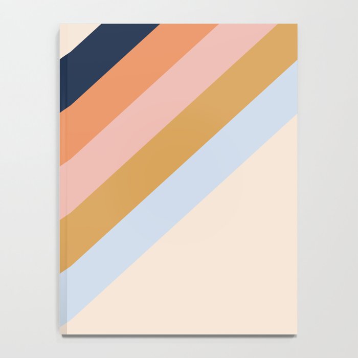 Retro stripes Notebook Gallery Image 4
