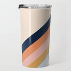 Retro stripes Travel Mug Gallery Image 3