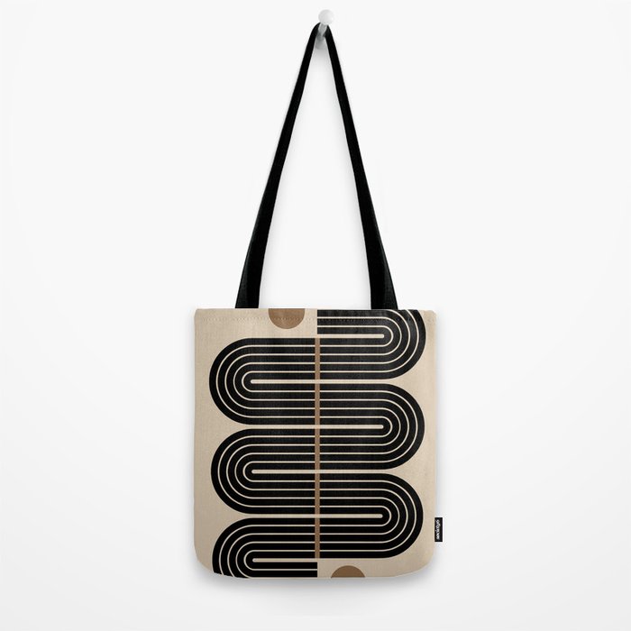 Dusk - Mid Century Modern Abstract Ar Tote Bag Gallery Image 2