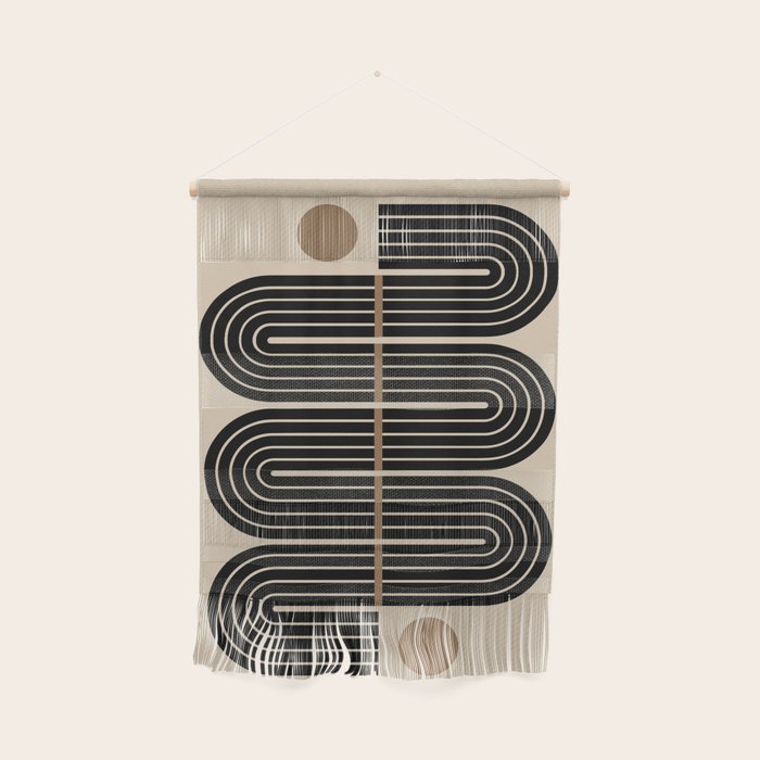 Dusk - Mid Century Modern Abstract Ar Wall Hanging Gallery Image 1