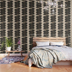 Dusk - Mid Century Modern Abstract Ar Wallpaper Gallery Image 3