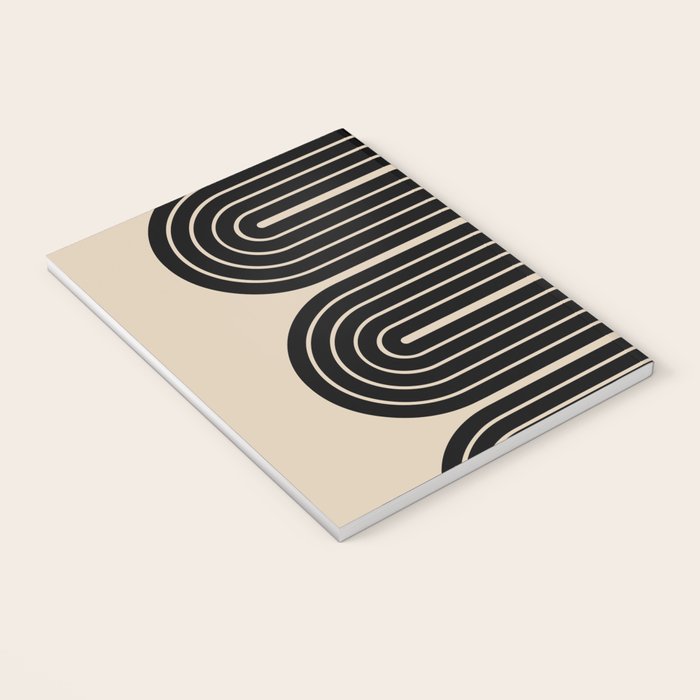 Dusk - Mid Century Modern Abstract Ar Notebook Gallery Image 3