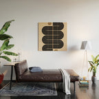 Dusk - Mid Century Modern Abstract Ar Wood Wall Art Gallery Image 2