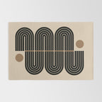 Dusk - Mid Century Modern Abstract Ar Rug Gallery Image 2