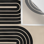 Dusk - Mid Century Modern Abstract Ar Wall Tapestry Gallery Image 3
