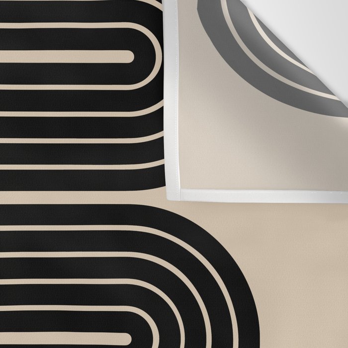 Dusk - Mid Century Modern Abstract Ar Wall Tapestry Gallery Image 3